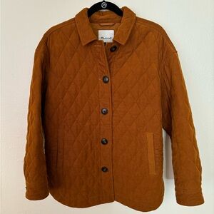Madewell Quilted Corduroy Walton Shirt-Jacket